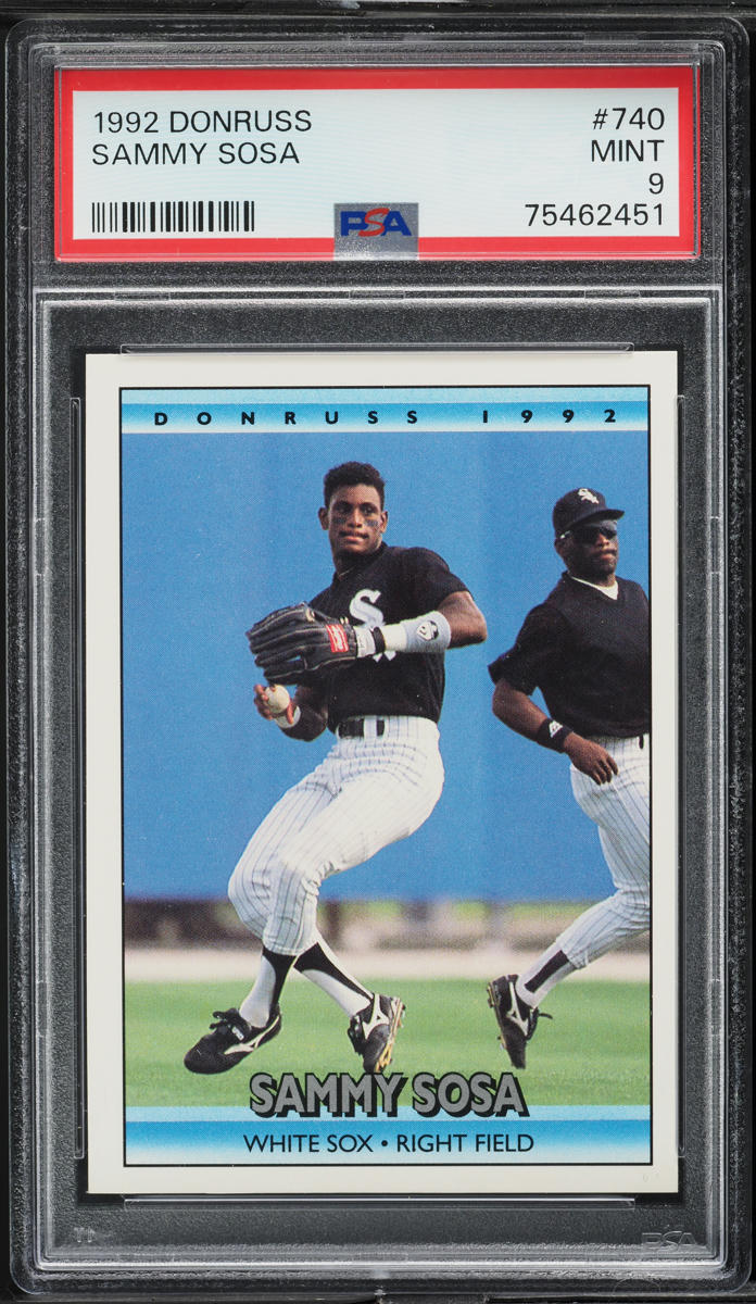 1992 Donruss Sammy Sosa #740 PSA 9 MINT