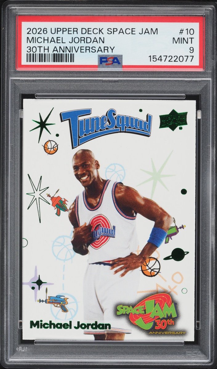 2026 Upper Deck Space Jam 30th Anniversary Michael Jordan #10 PSA 9 MINT