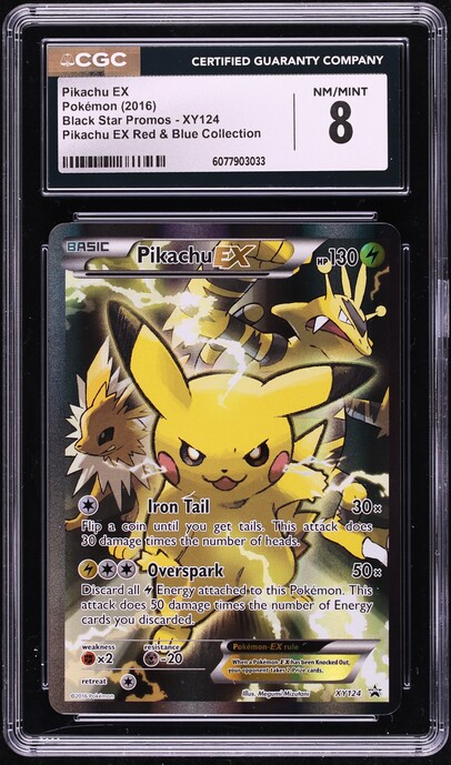 2016 Pokemon XY Black Star Promos Battle Heart Tin Pikachu EX