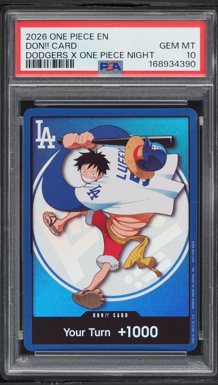 2026 One Piece Promo Dodgers X Night Don!! PSA 10 GEM MINT