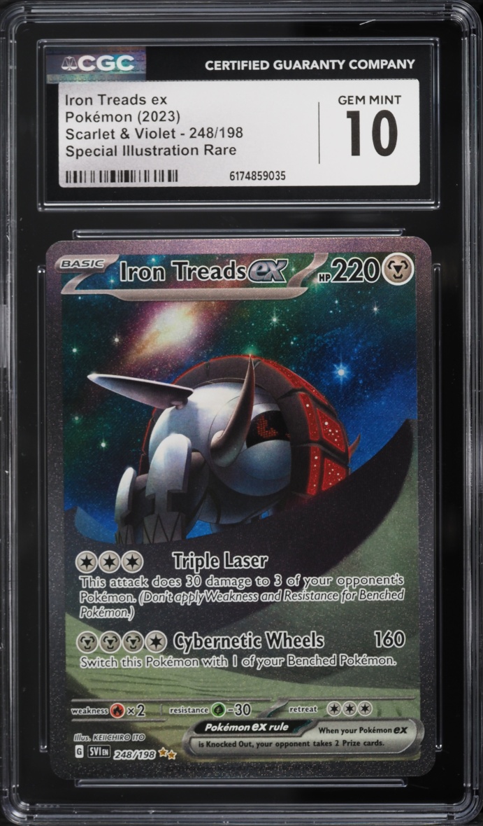 2023 Pokemon Scarlet & Violet SIR Iron Treads Ex #248 CGC 10 GEM MINT