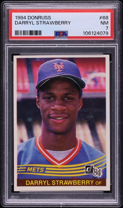 1984 Donruss Darryl Strawberry ROOKIE #68 PSA 7 NRMT