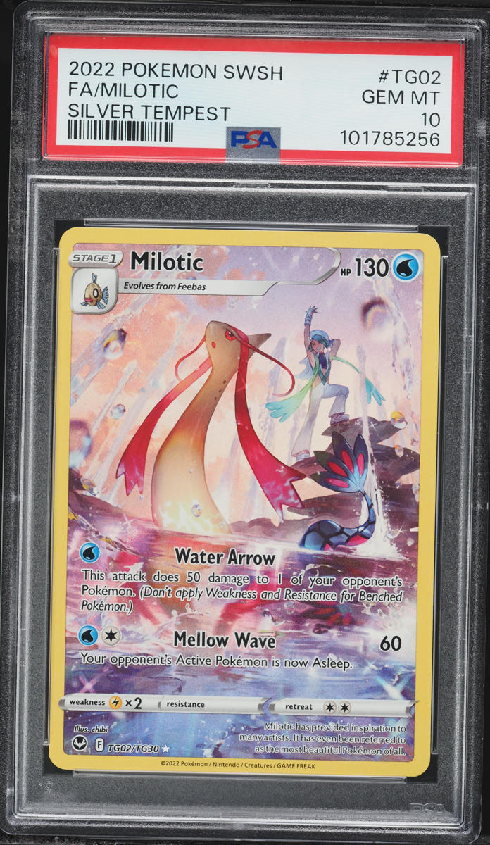 2022 Pokemon Sword & Shield Silver Tempest CHR Milotic #TG02 PSA 10 GEM MINT