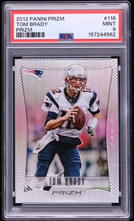 2012 Panini Prizm Silver Tom Brady #116 PSA 9 MINT