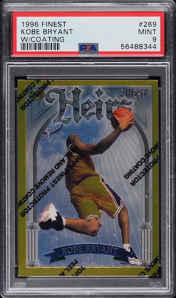 1996 Finest Gold w/ Coating Kobe Bryant ROOKIE #269 PSA 9 MINT