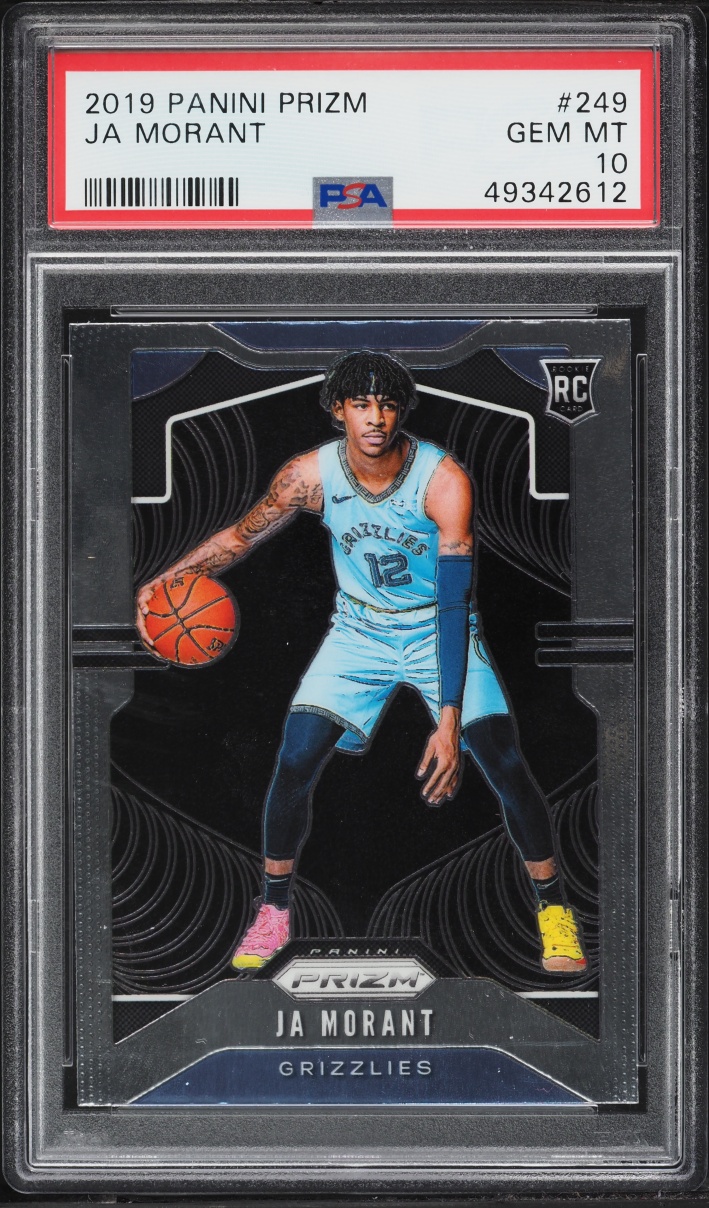 2019 Panini Prizm Ja Morant ROOKIE #249 PSA 10 GEM MINT