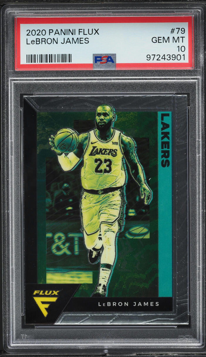 2020 Panini Flux LeBron James #79 PSA 10 GEM MINT