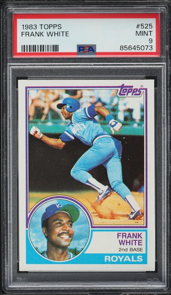 1983 Topps Frank White #525 PSA 9 MINT