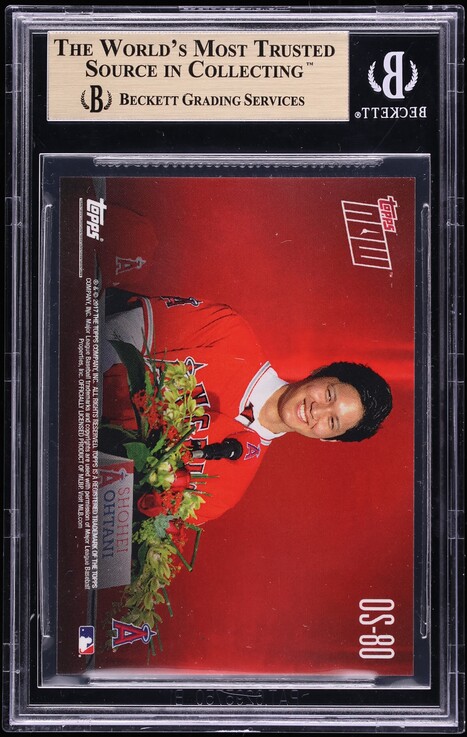 2017 Topps Now Off Season Shohei Ohtani PROSPECT #OS80 BGS 10 PRISTINE