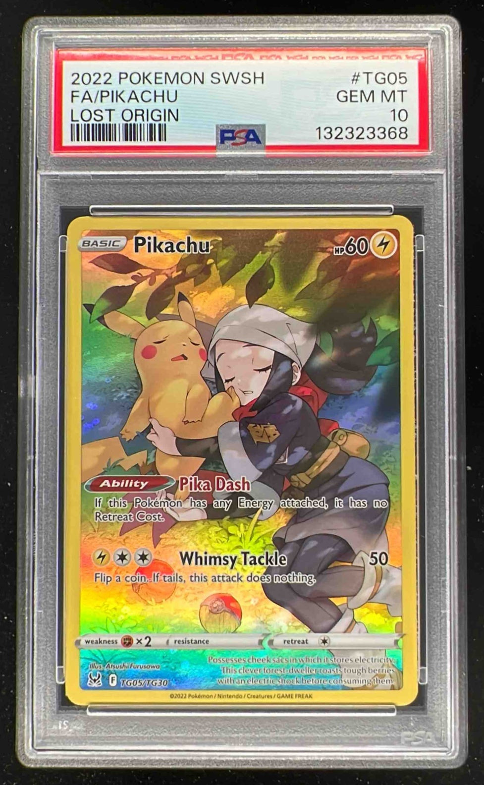 2022 Pokemon Japanese SWSH Dark Phantasma CHR Pikachu #73 PSA 10