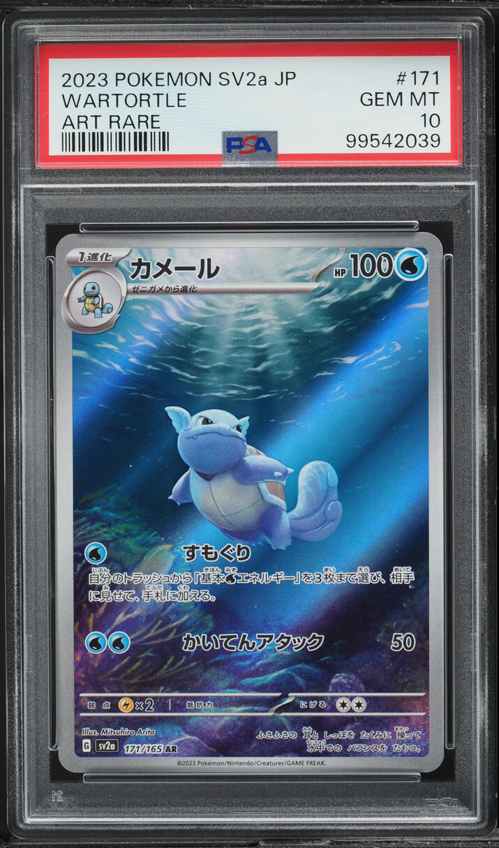 2023 Pokemon Japanese SV 151 Art Rare Wartortle #171 PSA 10 GEM MINT