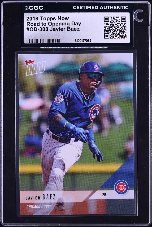 2018 Topps Now MLB Players Weekend Javier Baez PATCH /49 #PWR-8A