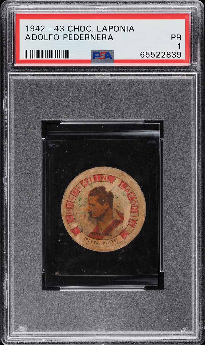 1942 Chocolatin Laponia Adolfo Pedernera PSA 1 PR - Photo 1