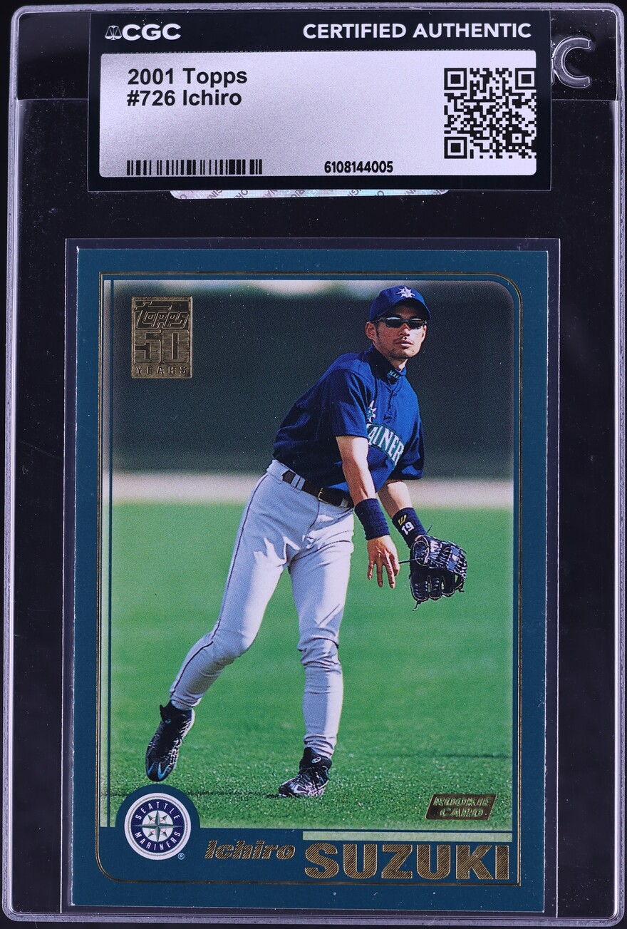 2001 Topps Ichiro ROOKIE #726 CGC AUTH