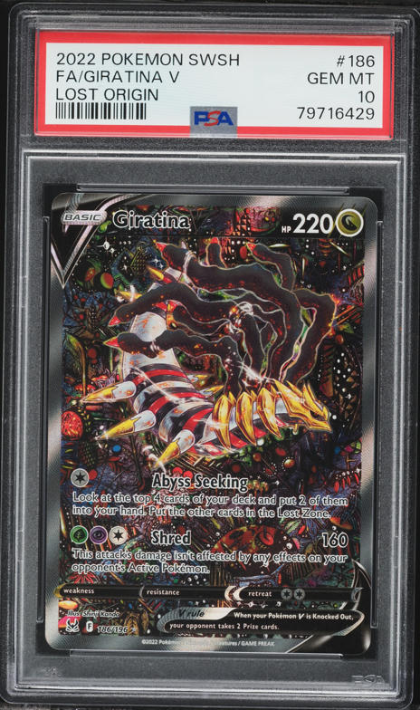 2022 Pokemon Japanese SWSH Lost Abyss Alt Art Giratina V #111 PSA
