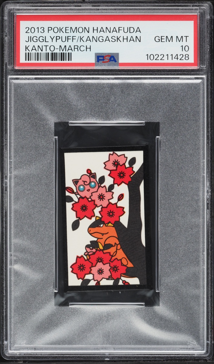 2013 Pokemon Japanese Hanafuda Kanto March Jigglypuff Kangaskhan PSA 10 GEM MINT