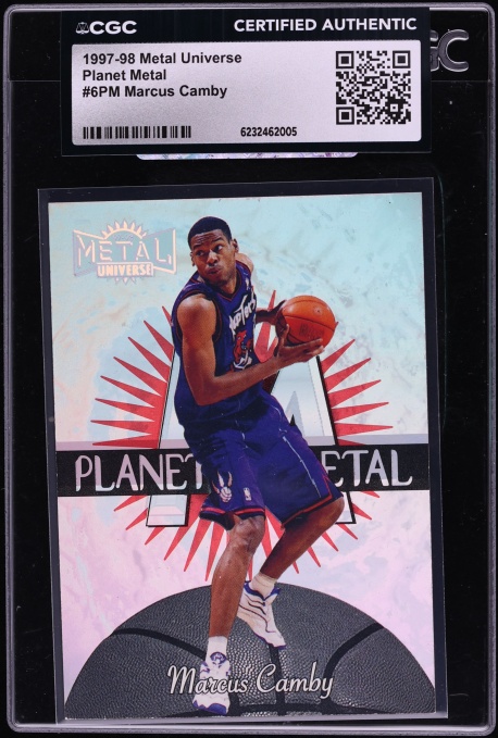 1997 Metal Universe Planet Marcus Camby #6PM CGC AUTH