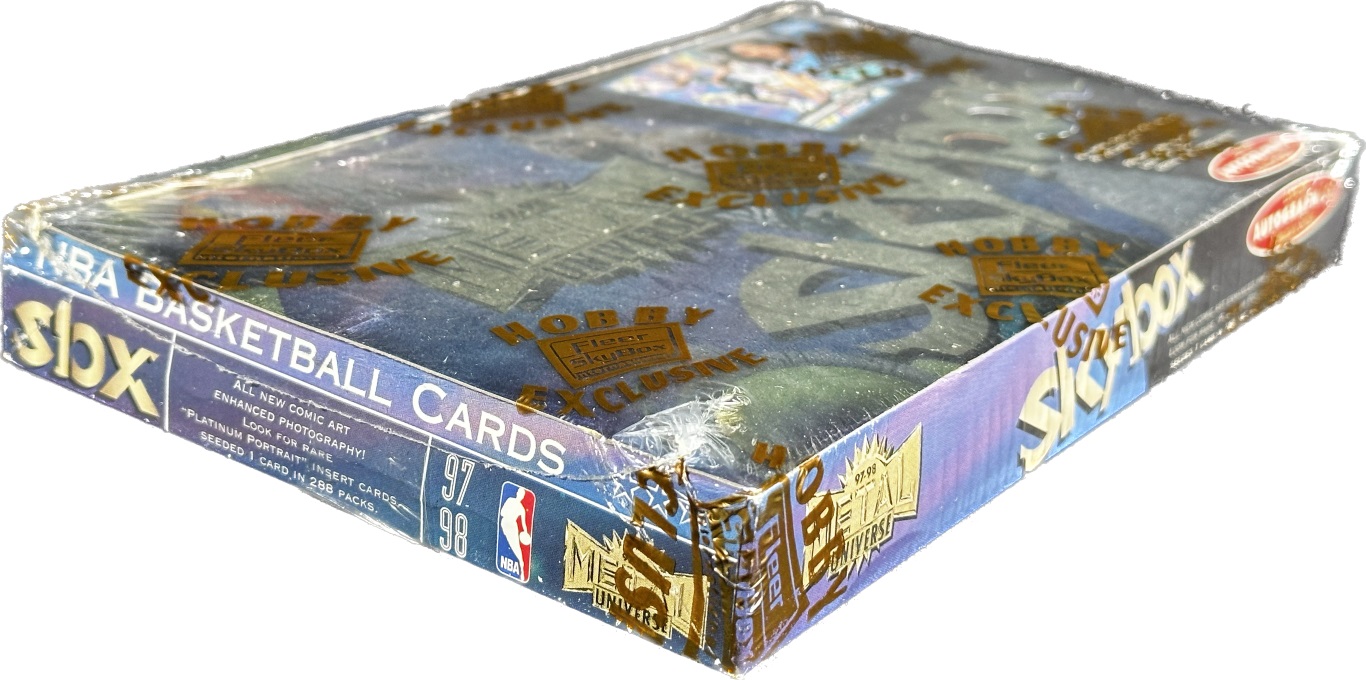 1997 Metal Universe Basketball Sealed Hobby Box, 24ct Packs, PMG 
