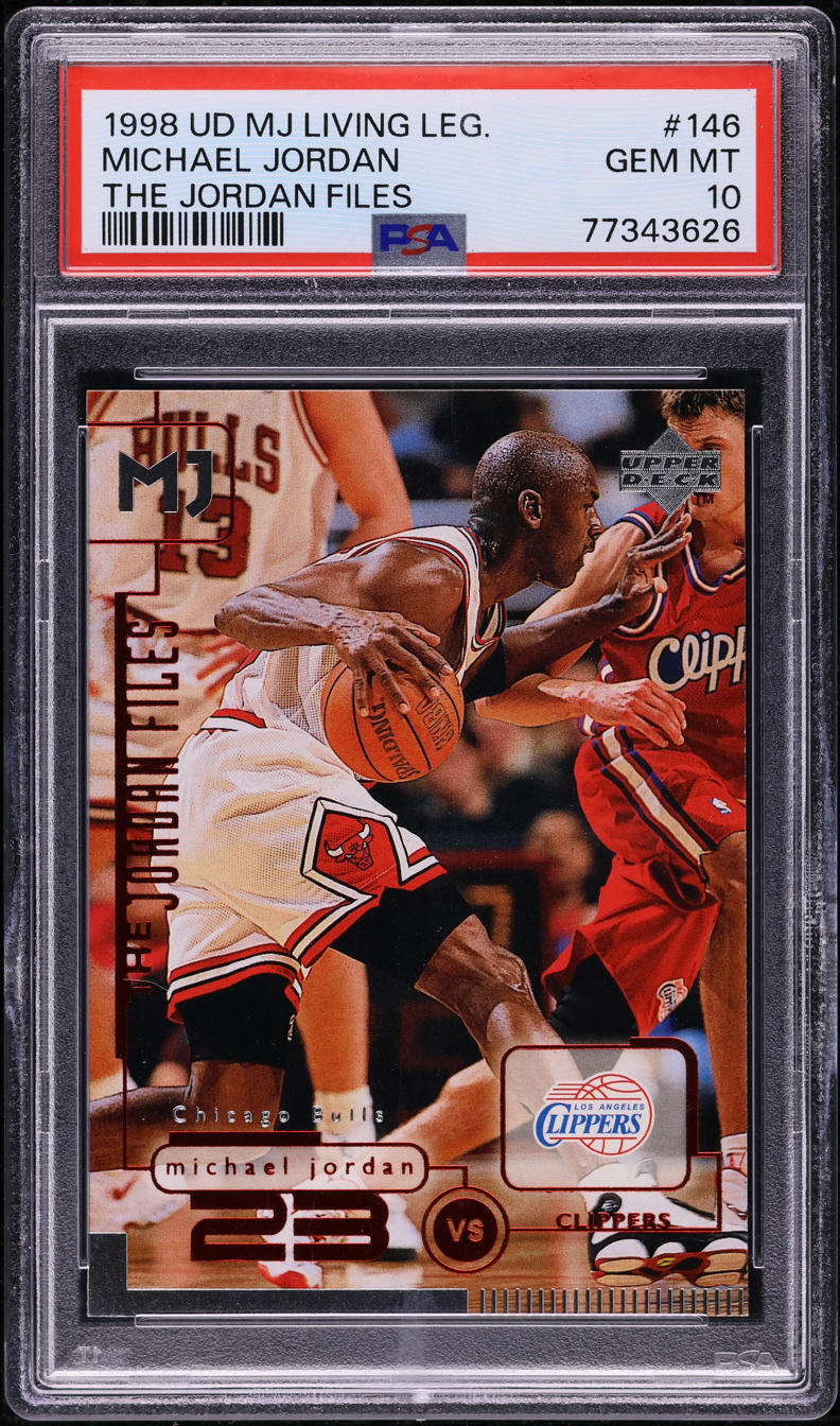 1998 Upper Deck MJ Living Legend Michael Jordan #146 PSA 10 GEM MINT