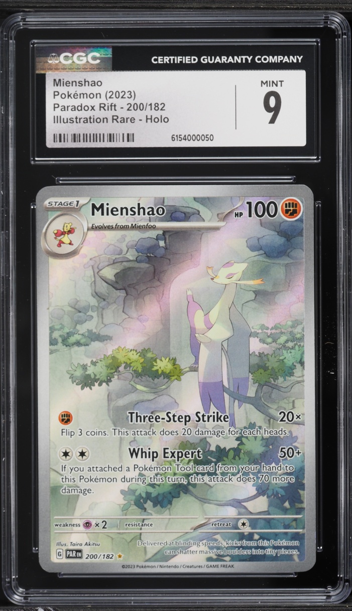 2023 Pokemon Scarlet & Violet Paradox Rift IR Mienshao #200 CGC 9 MINT