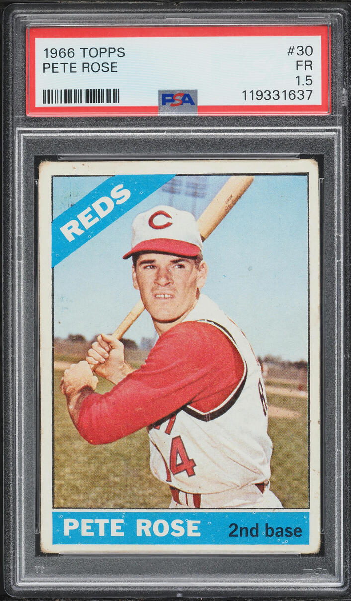 1966 Topps Pete Rose #30 PSA 1.5 FR