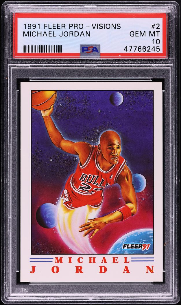 1991 Fleer Pro-Visions Michael Jordan #2 PSA 10 GEM MINT