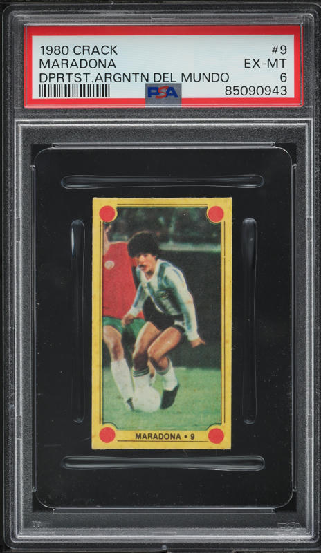 1985 Panini Calciatori Soccer Paolo Maldini ROOKIE #154 PSA