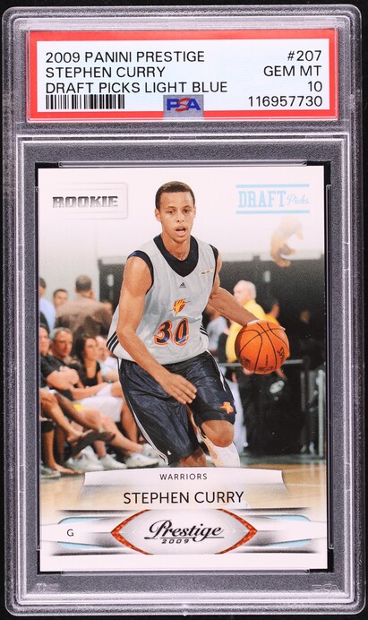 2009 Panini Basketball Stephen Curry ROOKIE #372 PSA 10 GEM MINT