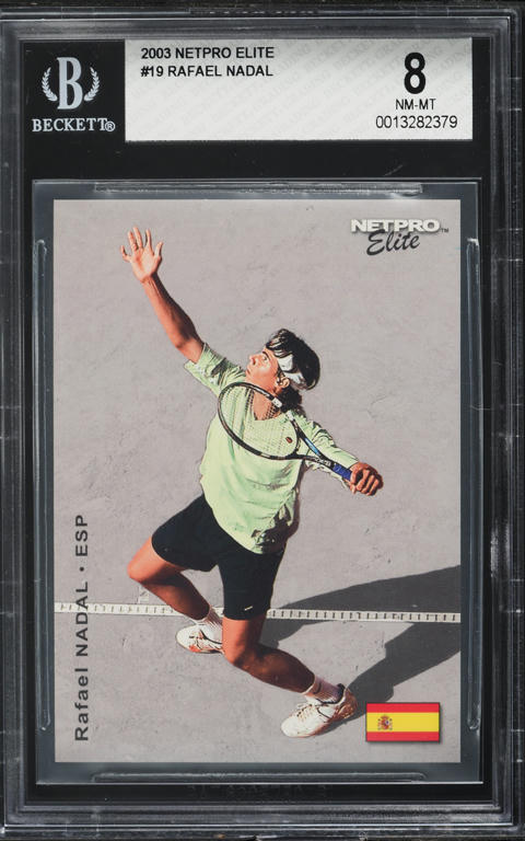 2003 Netpro Tennis Rafael Nadal ROOKIE #70 PSA 8 NM-MT on Fanatics