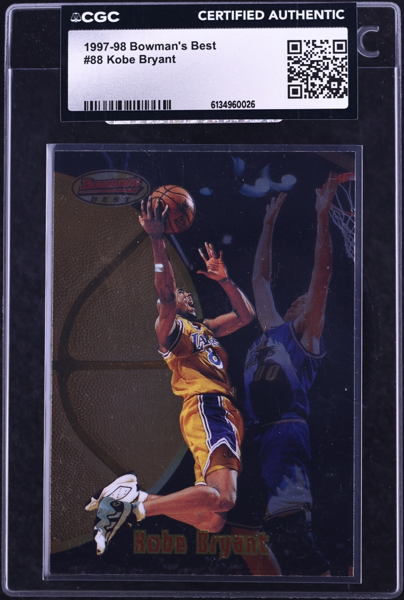 1997 Bowman's Best Kobe Bryant #88 CGC AUTH