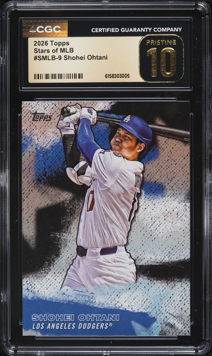 2026 Topps Stars Of MLB Shohei Ohtani #SMLB-9 CGC 10 PRISTINE