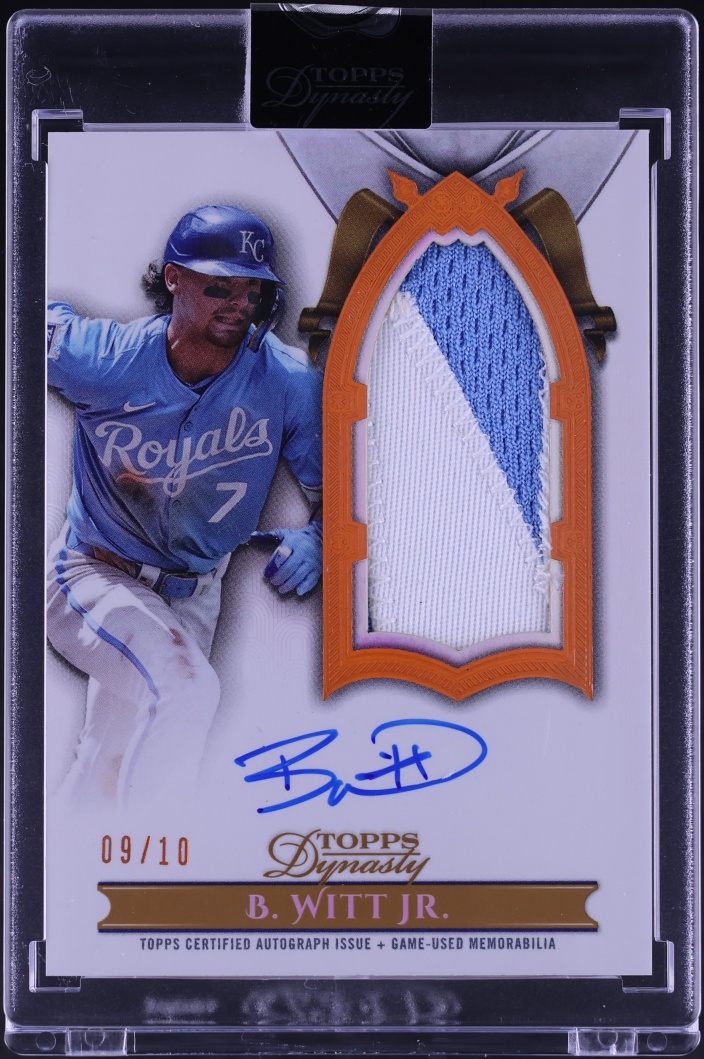 2024 Topps Dynasty Bobby Witt Jr. PATCH AUTO /10 #DAPB-BW