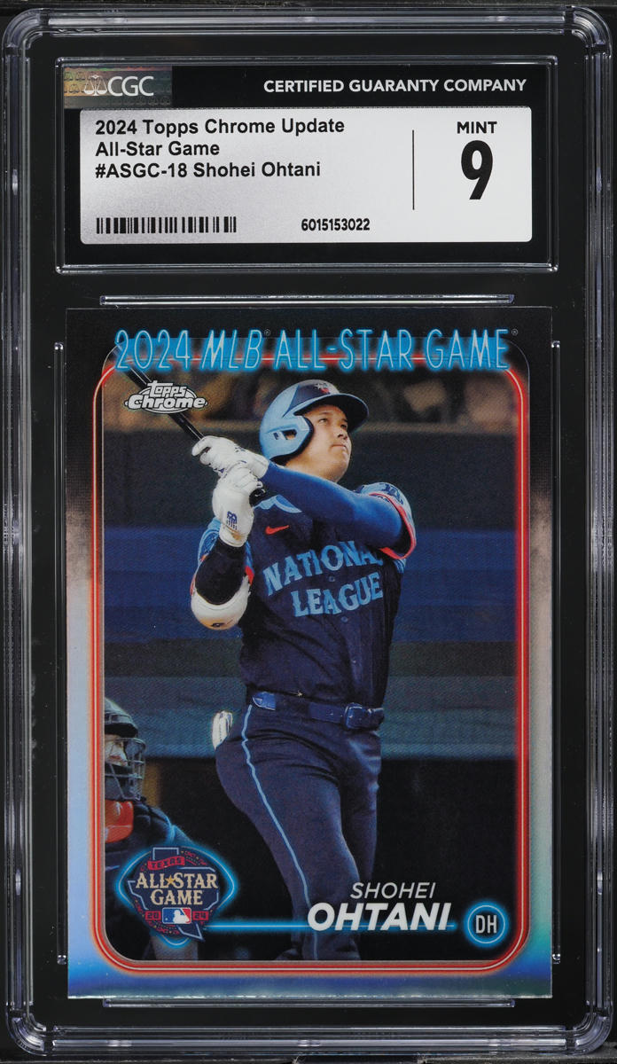 2024 Topps Chrome Update AllStar Game Shohei Ohtani ASGC18 CGC 9