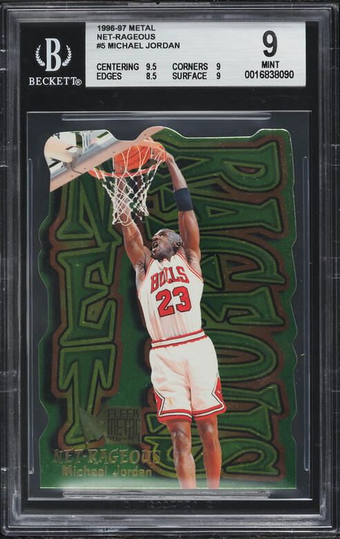 1996 Topps NBA Stars Michael Jordan #124 PSA 9 MINT on Fanatics