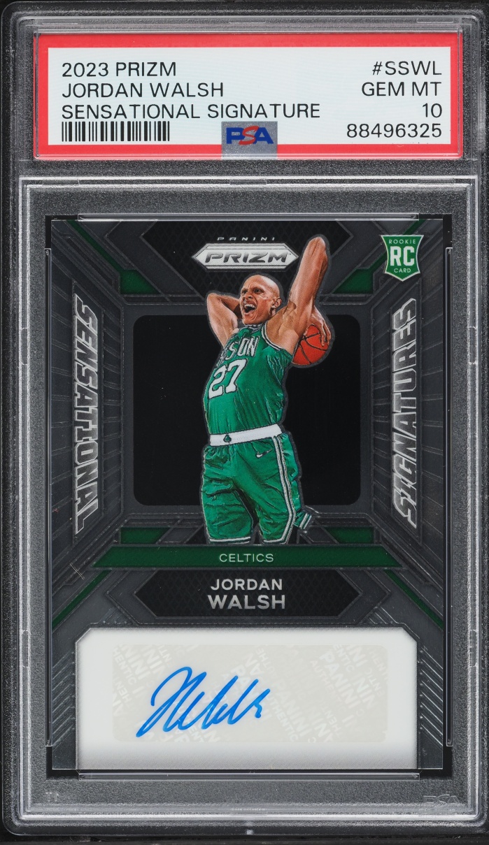 2023 Panini Prizm Sensational Signatures Jordan Walsh ROOKIE AUTO #SS-WL PSA 10 GEM MINT