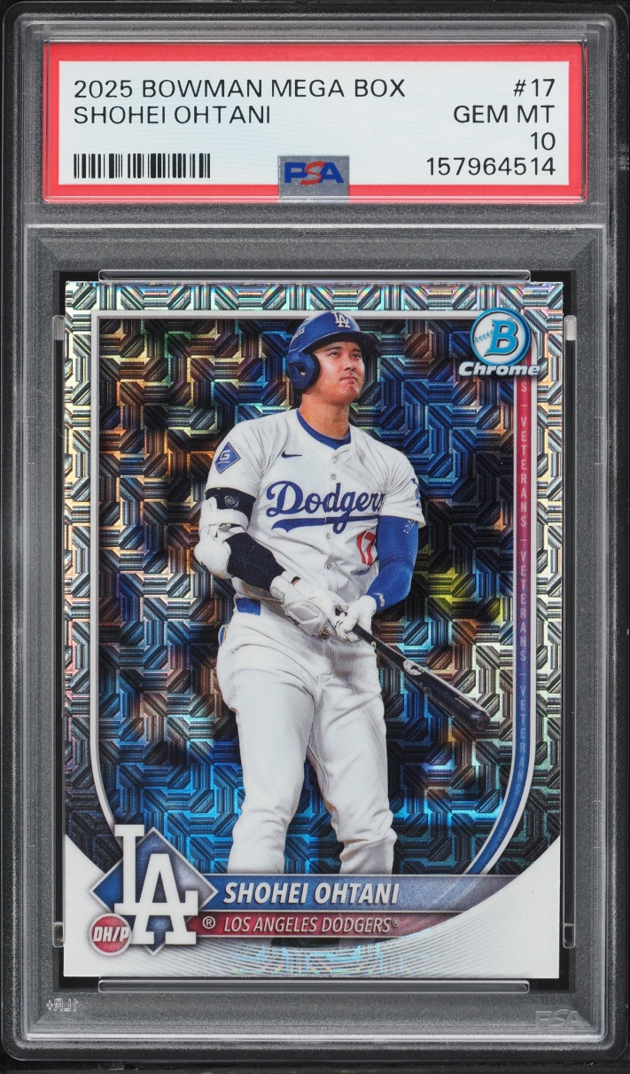 2025 Bowman Chrome Mega Box Shohei Ohtani #17 PSA 10 GEM MINT