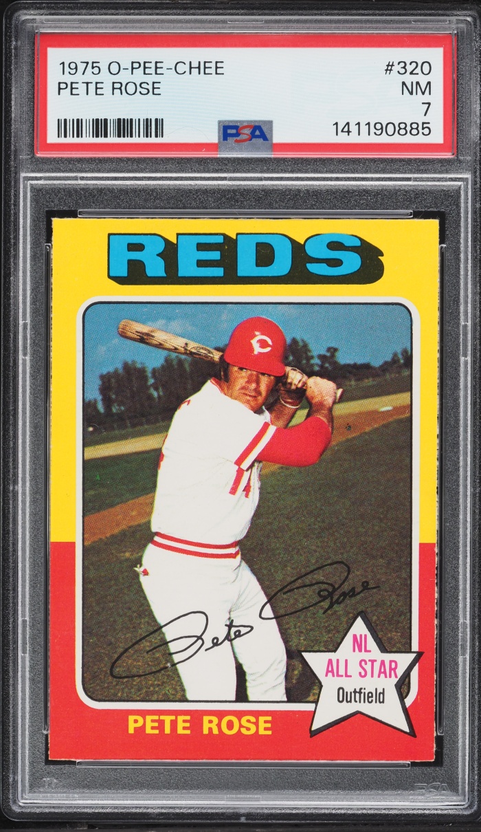 1975 O-Pee-Chee Pete Rose #320 PSA 7 NRMT