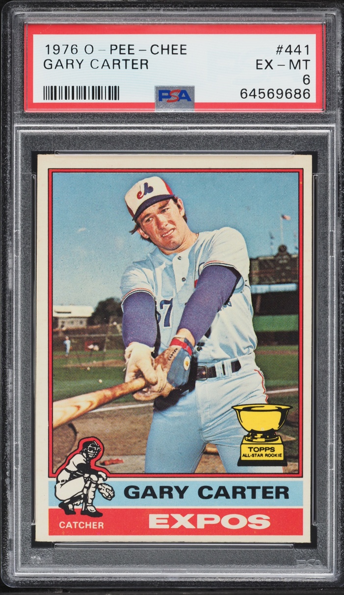 1976 O-Pee-Chee Gary Carter #441 PSA 6 EXMT