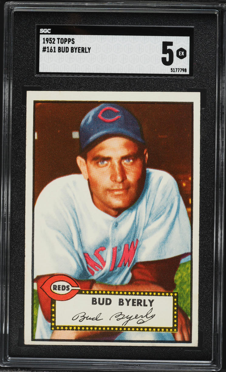 1952 Topps Bud Byerly #161 SGC 5 EX