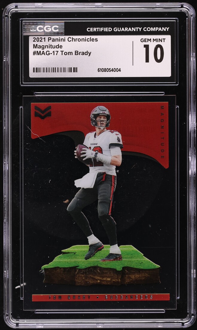 2021 Panini Chronicles Magnitude Tom Brady #MAG-17 CGC 10 GEM MINT