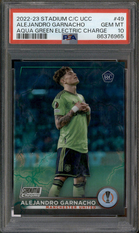 2022 Topps Now UEFA Europa Purple Alejandro Garnacho ROOKIE /99