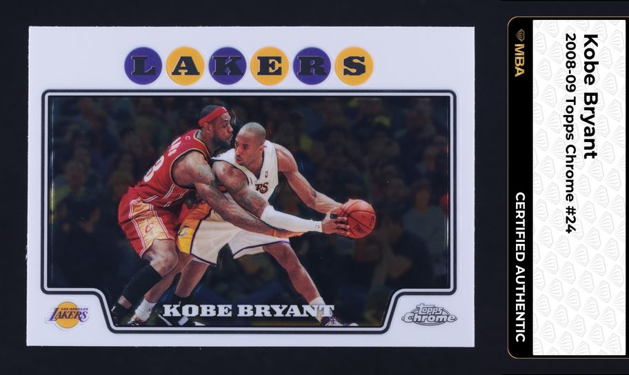 2008 Topps Basketball Kobe Bryant w/ LeBron James #24 PSA 9 MINT