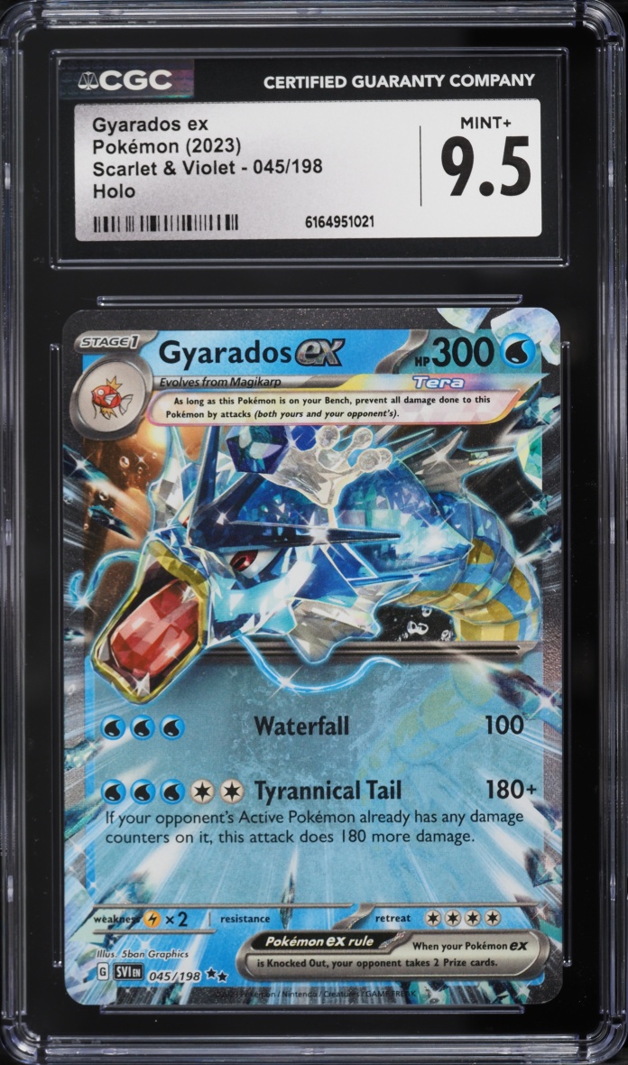 2023 Pokemon Scarlet & Violet Holo Gyarados EX #45 CGC 9.5 MINT+