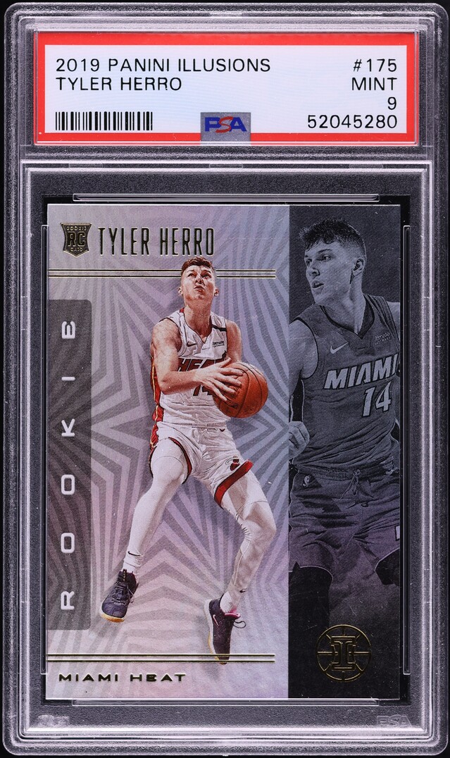 2019 Panini Illusions Tyler Herro ROOKIE #175 PSA 9 MINT
