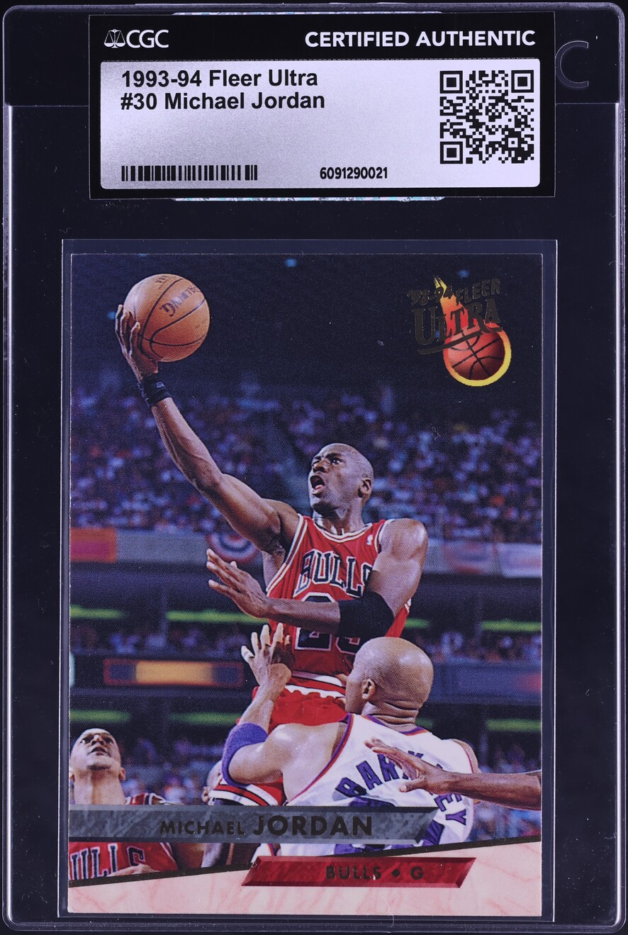 1993 Ultra Basketball Michael Jordan #30 CGC AUTH