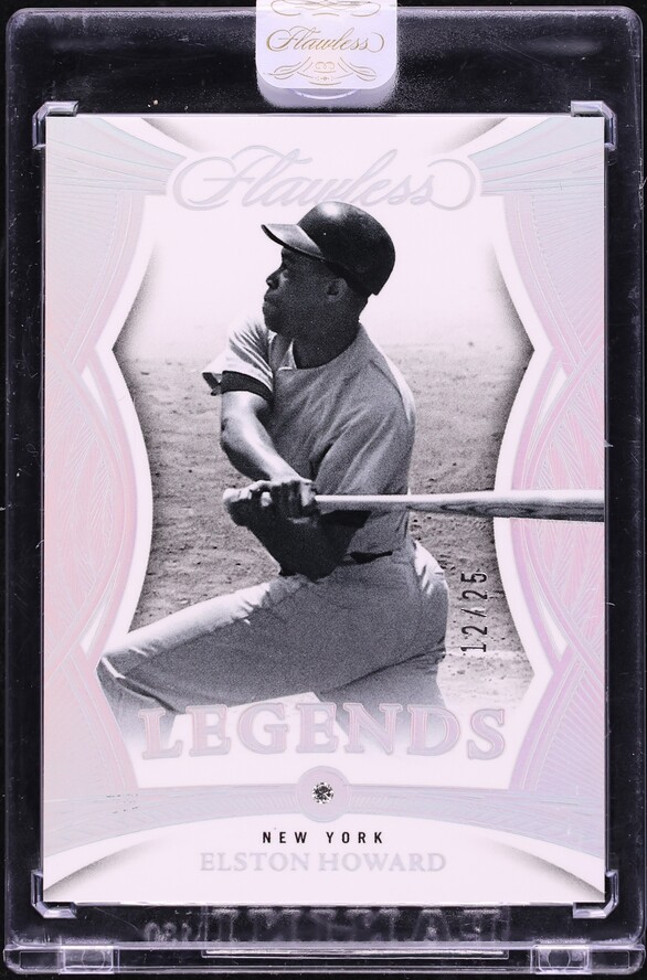2025 Panini Flawless Legends Diamond Gems Elston Howard 25/25 #90