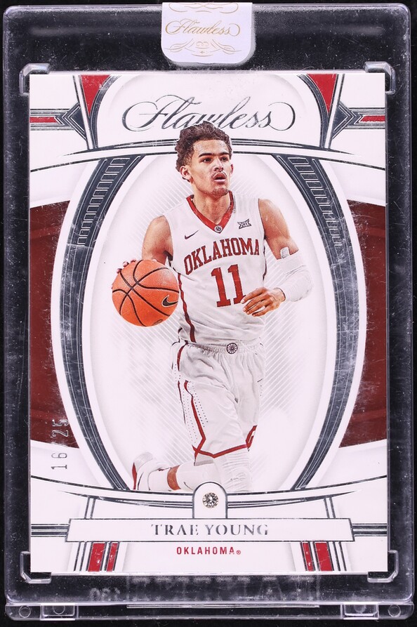 2022 Panini Flawless Collegiate Diamond Gems Trae Young /25 #30