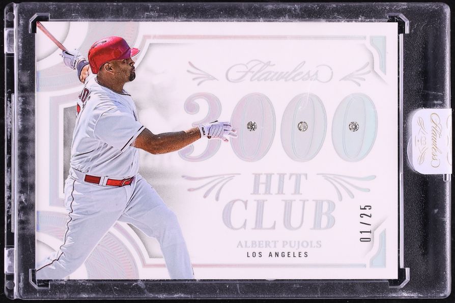 2025 Panini Flawless 3000 Hit Club Diamond Gems Albert Pujols 1/25 #9