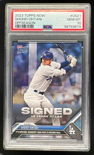 2023 Topps Now Shohei Ohtani #625 PSA 10 GEM MINT on
