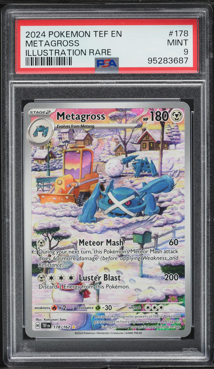 2024 Pokemon Scarlet & Violet Temporal Forces IR Metagross #178 PSA 9 MINT